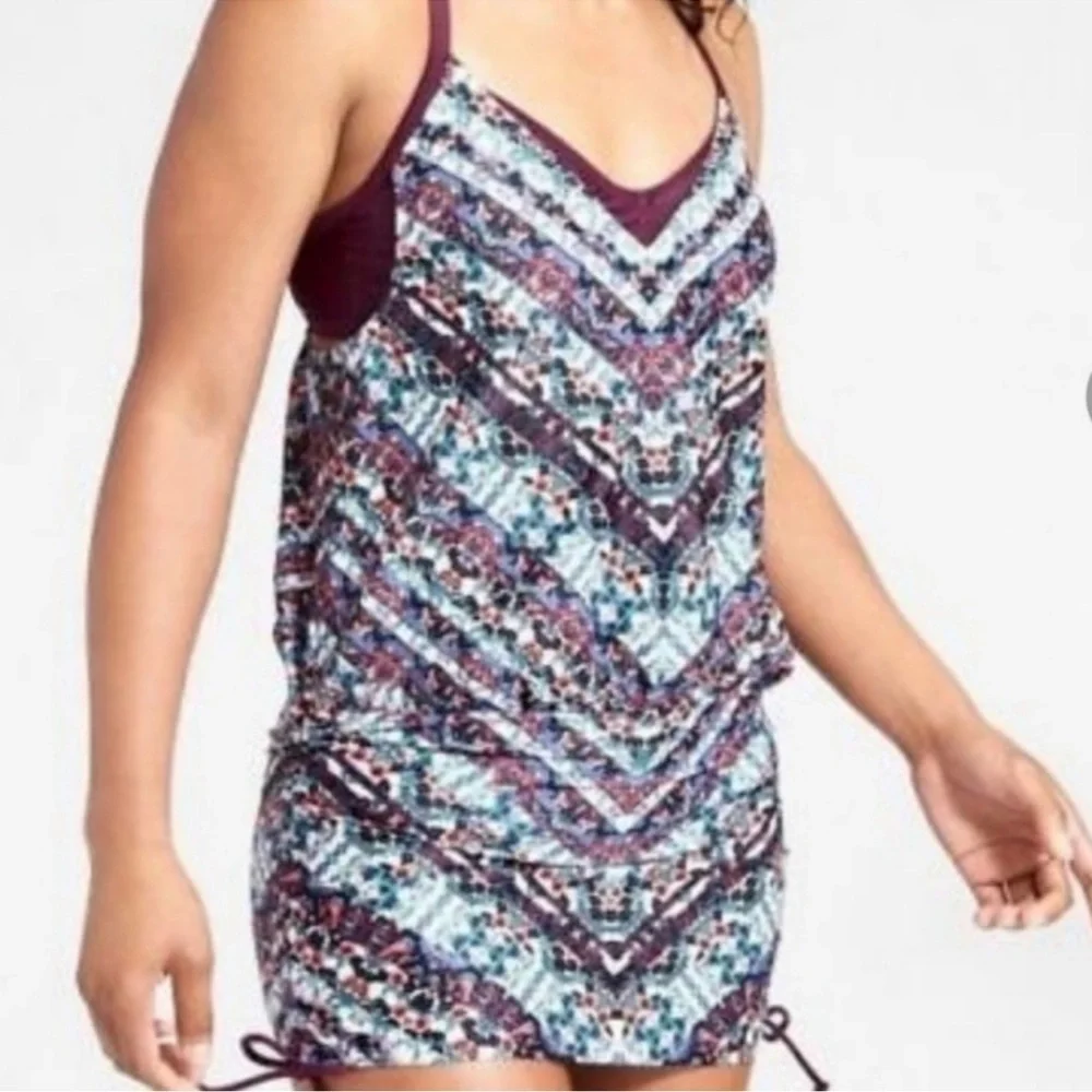 Athleta Multicolor Patterned Pajama Set